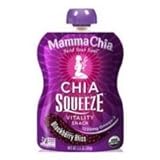 Mamma Chia Blackberry Bliss Chia Squeeze, 3.5 Ounce -- 16 per case.
