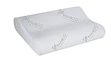 Relax Home Life Cervical Contour Memory Foam Bamboo Pillow | Stay Cool Removable Cover By Bamboo By (Queen)