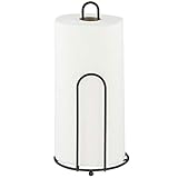 Home Basics Black Paper Towel Holder