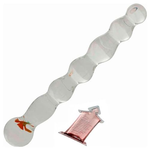 Optisex Fantasy Flower Wand Premium Glass Dildo 9.5 Inch image