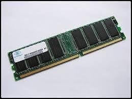 NANYA 256MB PC3200U-30331 400MHZ CL3 184PIN DDR1 NON-ECC DESKTOP MEMORY RAM PN: NT256D64S88C0G-5T