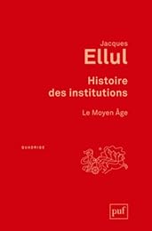 Histoire des institutions