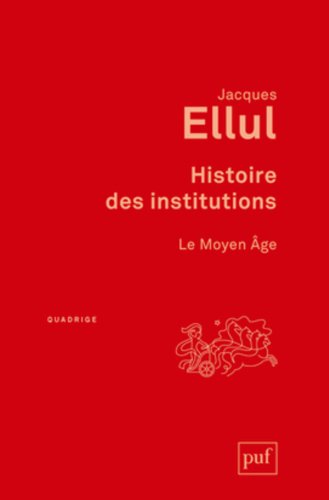 Histoire des institutions