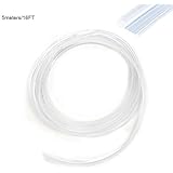 Rayauto 3.0mm Plastic Skirt Side Glow Optic Fiber Cable Car Light Decor (Length:5meters/16ft)