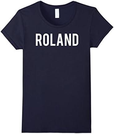 Womens Roland T Shirt - Cool new funny name fan cheap gift tee Small Navy