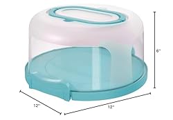 Top Shelf Elements Round Cake Carrier Two Sided