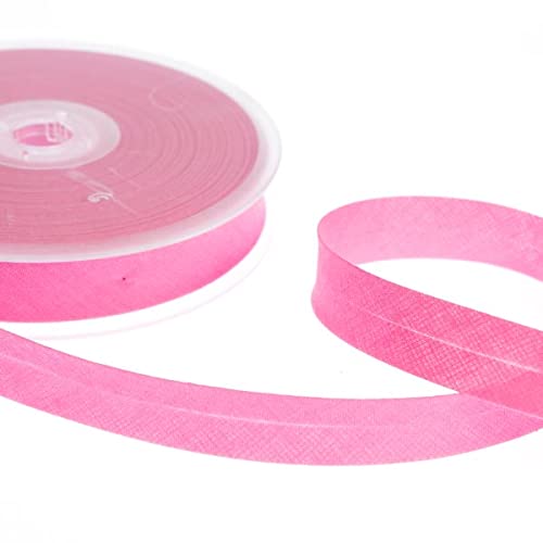Realm Bias Binding Centre Fold Polycotton 18mm/30mm 5 Metres (Fuschia, 30mm)