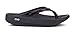 OOFOS Women's Oolala Thong, Black, 11 M US