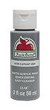 Apple Barrel Acrylic Paint in Assorted Colors (2 oz), 4470E, Elephant Gray