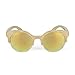 Ynport Mens/Womens Polarized Kat-Eye Bamboo Sunglasses,Wooden Coated Sunglasses, Vintage Eyewear, Floating in Water,for Men and Women