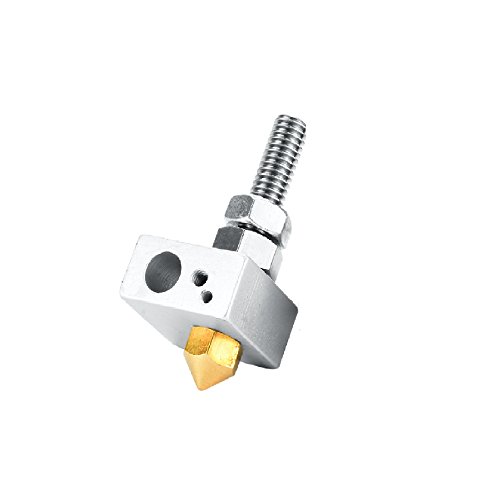 ALUNAR 3D Printer Accessories Aluminum Block Throat Tube Nozzle Assembled Done for DIY Self Assembly Prusa I3 3D Printer Kit
