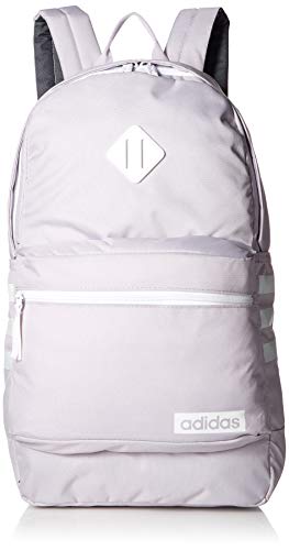 adidas Unisex Classic 3S Backpack, Mauve/White, ONE SIZE
