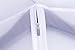 EANXO Garment Bag for Storage 60 inch Lightweight Clear White PEVA Breathable Winter Coats Bags (Set of 6) with Study Full Zipper for Long Dress Clothes Storage Closet
