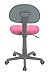 Calico Designs Deluxe Task Chair in Pink with Gray Base 18510