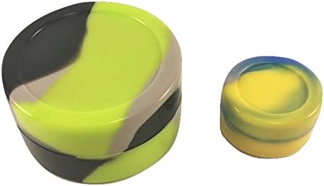 Large and Small Silicone Container Set - Non Stick Dab Jars