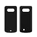 S6 Edge Plus Battery Case, Maxdara 4200 Mah External Backup Battery Charger Cover Case for Samsung Galaxy S6 Edge Plus Rechargeable Power Bank Case - (Black)