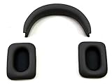 Monster 1 Pair Replacement Ear Cushion Pads Earpads + Headphones Headbands For Monster INSPIRATION Headphones -Black
