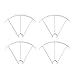 tech rc Original Replacement Blades for Syma X5C X5SC Drone Propellers Spare Part Set - Blades(4pcs) & Blades Protector(4pcs) & Landing Skids(2pcs)