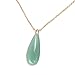 Onnea Life is Colorful Natural Stone Water Drop Pendant Necklace (Rebirth Green)