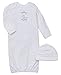 Little Me Unisex Baby Gown and Hat