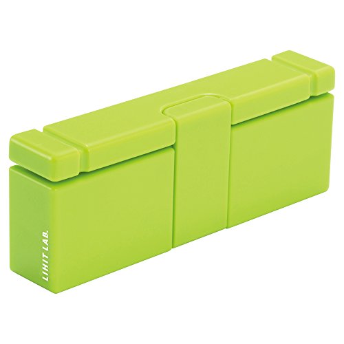 LIHIT LAB. Transformable Compact Punch, 2 Holes (Black)