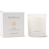 Archipelago Botanicals Scented Candle, Luna, Hand-Poured Premium Wax Blend, Candle for The Home, Lead-Free Cotton Wicks, Glass Candle Jar with Gift Box, Burns Approx. 60 Hours, 10 Oz.