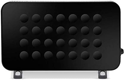 DWLXSH Convector Radiator Heater Adjustable 3 Heat Settings Electrical Oil-Free Auto-shutdown And Ultra-safe Design Best for Winter (Color : Black)