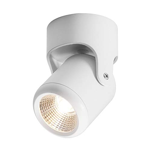 XIHOME Vintage Industrial Loft Rustic 180° Adjustable Wall Sconce Light/Wall Lamp Lights/Ceiling Flush Mount Lamps/Modern Spot Lighting/Night Spotlight 3W 5W LED Single Spotting GU10 No Bulbs, White — image 1