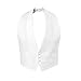 White Pique Vest & Bow Tie (FITALL, White)
