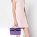 LUXJA Nail Polish Carrying Case - Holds 20 Bottles (15ml - 0.5 fl.oz), Double-layer Organizer for Nail Polish and Manicure Set, Purple