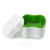 HailiCare Denture Bath Case with Basket Attractive Durable Design, Size Standard