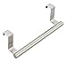 Pro Chef Kitchen Tools Towel Bar - Kitchen Towel Hooks Set of 2 Steel Racks - Over The Cabinet Door Bar Organizer Metal Hanger - No Drill Towel Rack for Bathroom and Kitchen Cabinet Doors Organizers