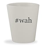 #wah - White Hashtag Ceramic 1.5oz Shot Glass