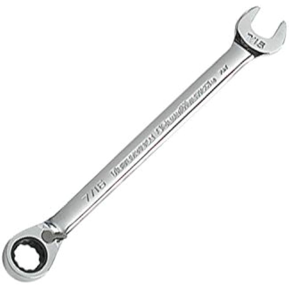 7/16" 12 Point Reversible Ratcheting Combination Wrench 9527N