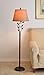 Kenroy Home 32240ORB Ashlen Floor Lamp with Oil Rubbed Bronze Finish, Rustic Style, 58.75