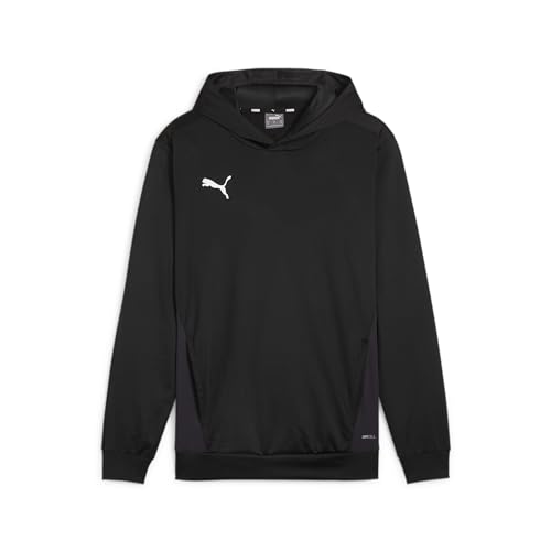 PUMA Men's teamGOAL Training Hoodie, Ignite Blue-PUMA White-PUMA Team Royal, Small