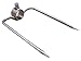 Stainless Spit Roast Rotisserie Fork - 1 Inch I.D.