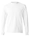 Hanes TAGLESS Long-Sleeve T-Shirt,White,XX-Large