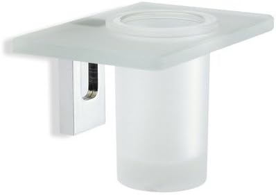 StilHaus StilHaus Q10-08-638845317894 Quid Collection Unique Wall Hung Bathroom Tumbler, Chrome