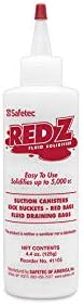 Safetec Red Z Liquid Medical Waste Single & Multi-Use Bottles - Up to 5,000 cc Bottle (24 Bottles/case)