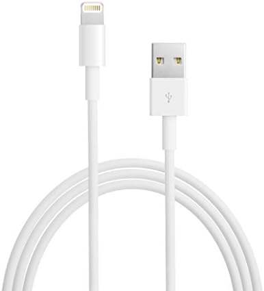 Suael PowerLine Lightning to USB Charging Cable (3ft) For iPhone X / 8 / 8 Plus / 7 / 7 Plus / 6 / 6 Plus / 5s(White)