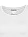 LE3NO Womens Fitted Long Sleeve Crop Top with Stretch, L3NWT1073_WHITE, Medium
