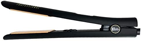 SRI Salon Sleek Pro - Smart Hair Straightener with Sensor Technology - Premium Aluminum Plates Heat Up Fast - Digital Temperature Display Prevents Heat Damage - Salon Sleek Finish With No Snags