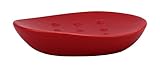 Kiera Grace Cleo Ceramic Soap Dish, Matte Red