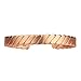 Copper Compression Twisted Copper Bracelet for Arthritis - 99.9% Pure Copper Magnetic Therapy 12 Magnet Bangle Bracelet for Men + Women. Therapeutic Bracelets for Carpal Tunnel, RSI, Joint Pain, Golf