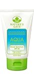 Nature's Gate Natural Aqua Block Vegan Sunscreen Lotion, Water Resistant, Fragrance Free, Paraben Free, Phthalate Free, Oxybenzone Free, Cruelty Free, SPF 50, 4 Ounce Recyclable Bottles (Pack of 3)