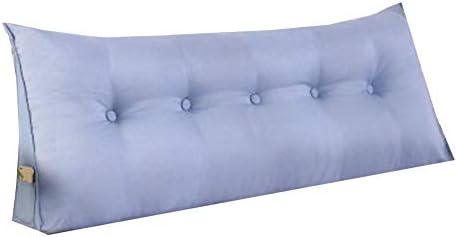ベッドウェッジ 三角枕クッションテレビ枕 ダブルラージウエストサポートパッド バックサポート用 取り外し可能できれいなカバー 180 50 驚きの値段で cm Skyblue