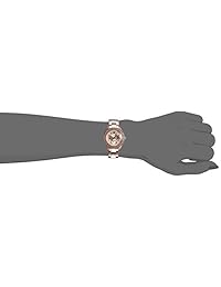 Fossil Stella - Reloj de cuarzo multifunción de acero inoxidable para mujer