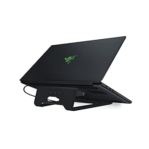 Razer-Laptop-Stand-Chroma Razer Laptop Stand Chroma - Laptop Stand with RGB Chrome Lights (18 Degree Tilt Angle, Aluminium, Ergonomic Design…
