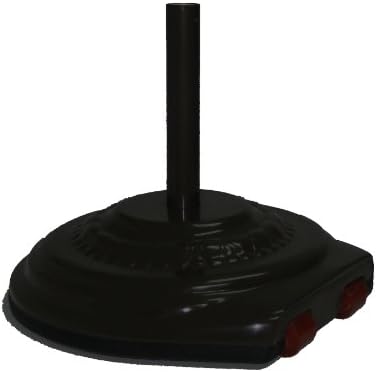 Paradise Cushions 150-Pound Umbrella Fiberglass Base with Wheels, Black